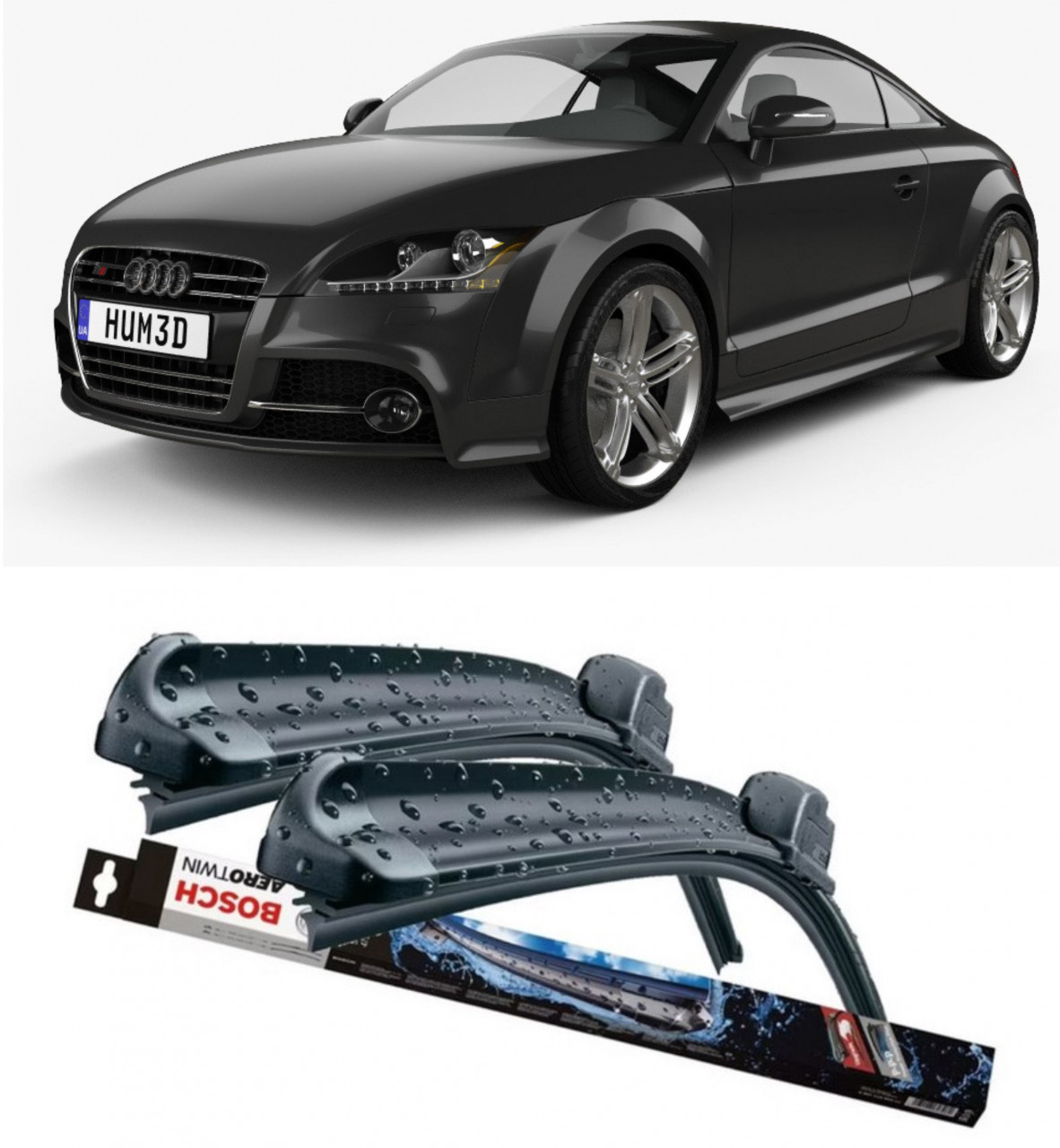 Stergatoare auto dedicat cu masina AUDI TT