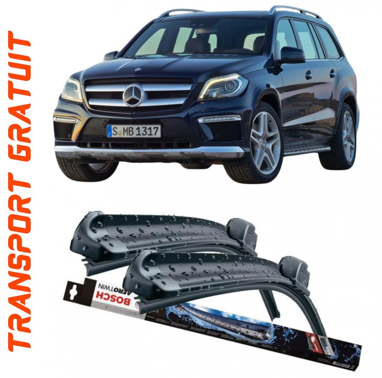 Stergatoare auto dedicat cu masina Mercedes Gl