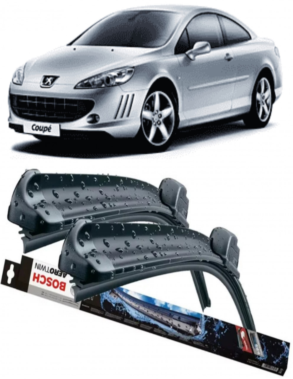 Stergatoare auto dedicat cu masina Peugeot 407