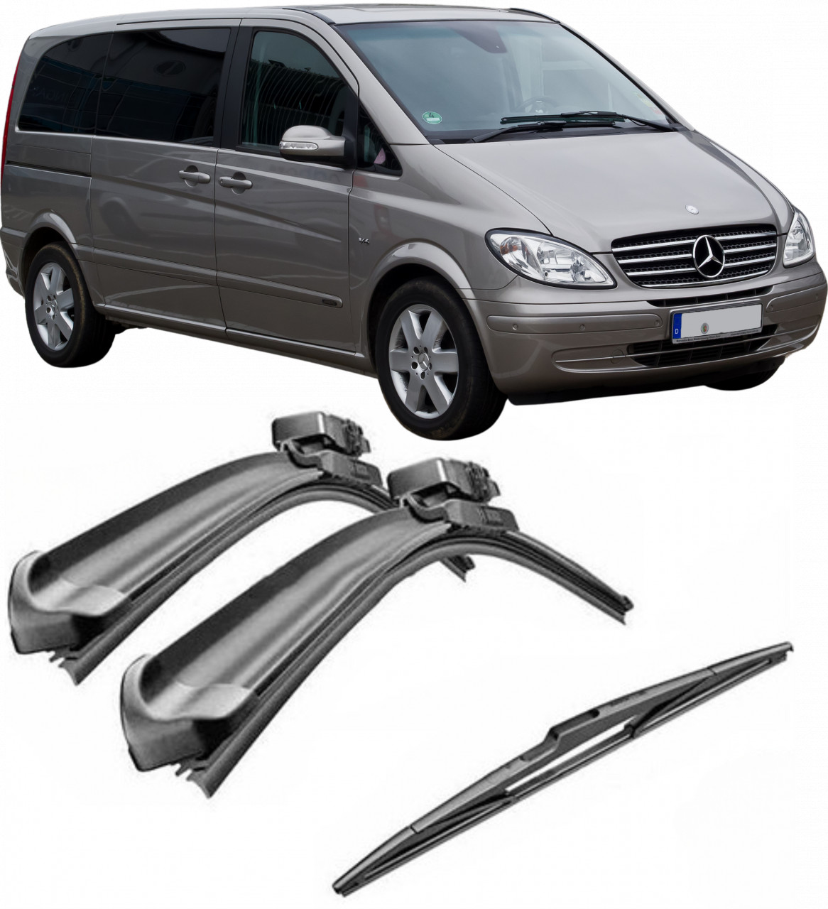 Stergatoare auto dedicat cu masina Mercedes Vito