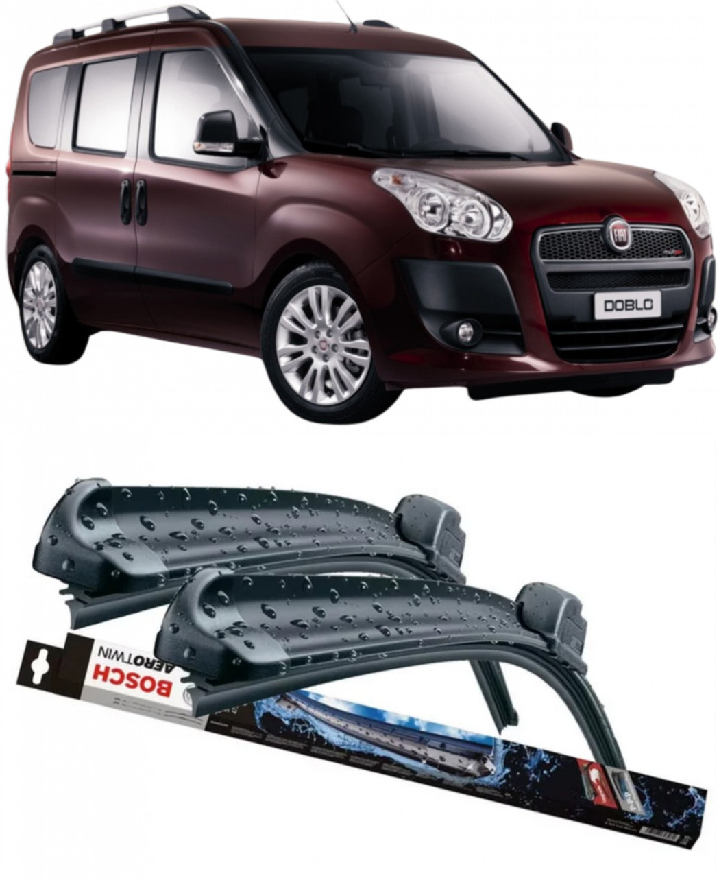 Stergatoare auto dedicat cu masina Fiat Doblo
