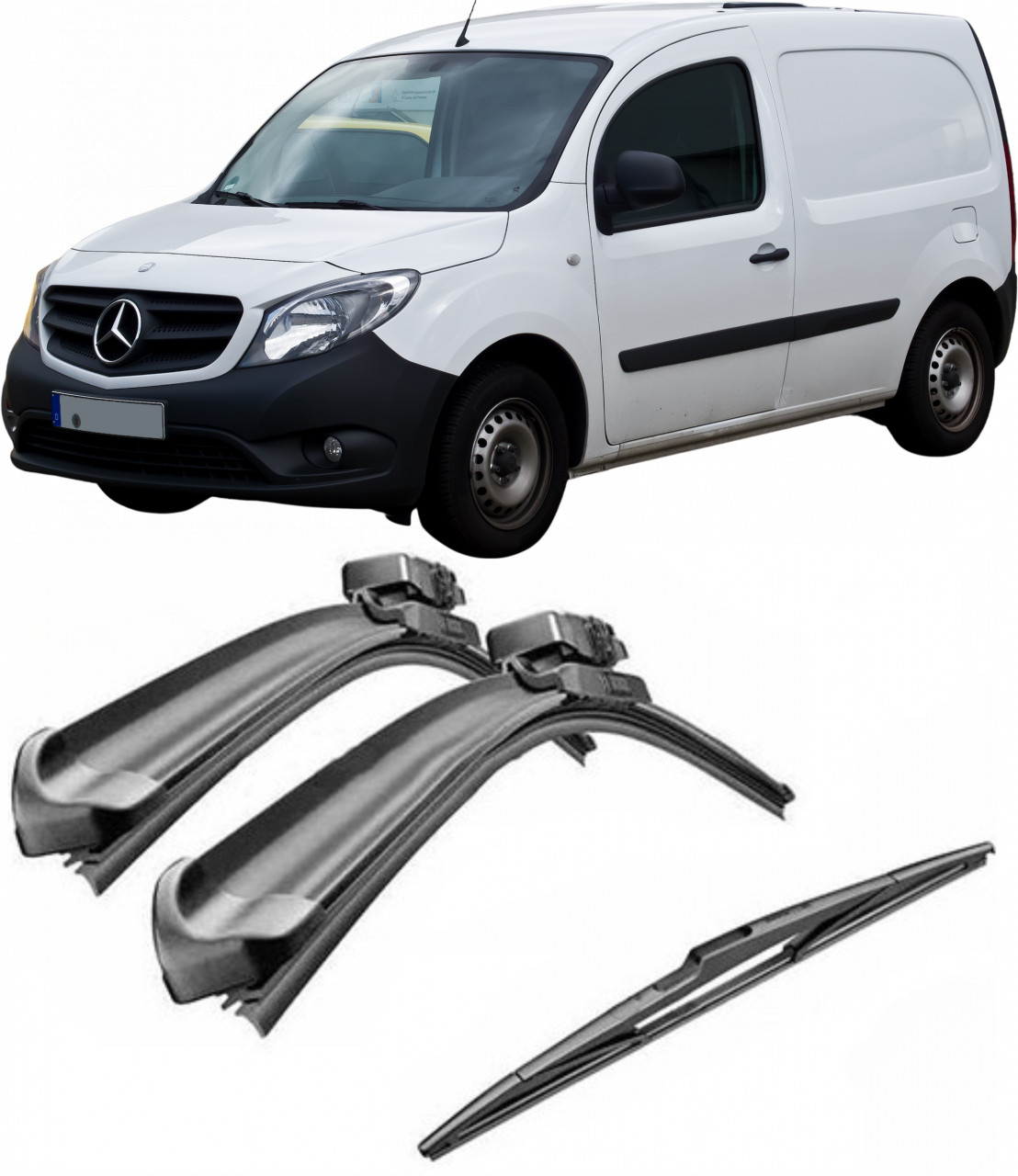 Stergatoare auto dedicat cu masina Mercedes Citan