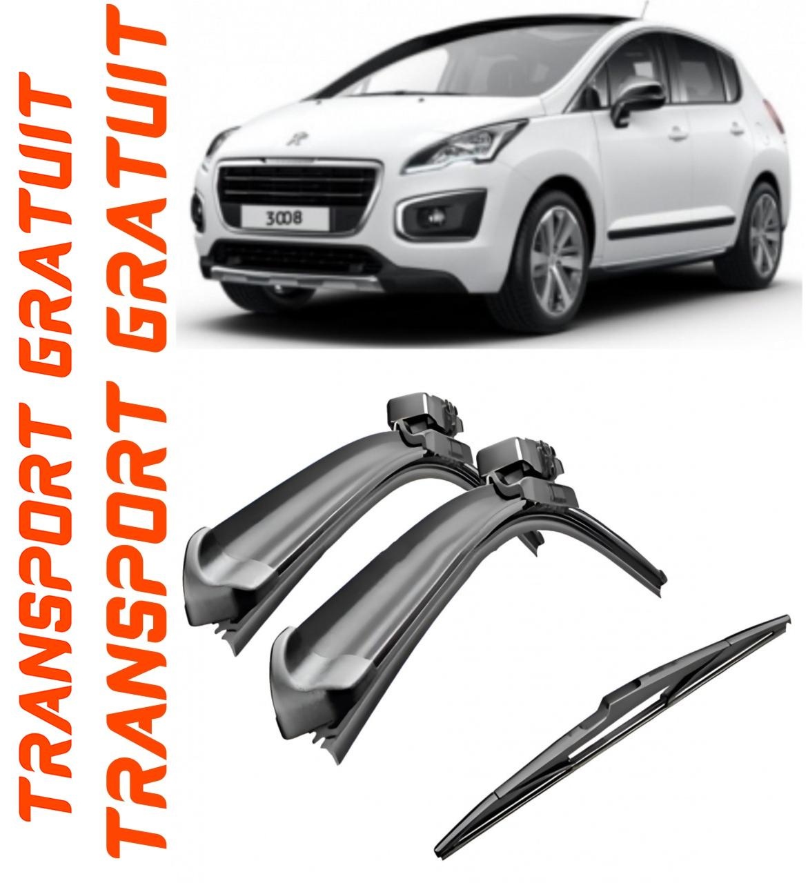 Stergatoare auto dedicat cu masina Peugeot 3008