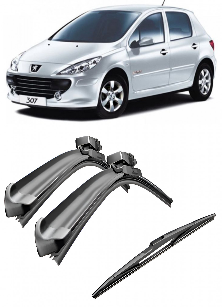 Stergatoare auto dedicat cu masina Peugeot 307