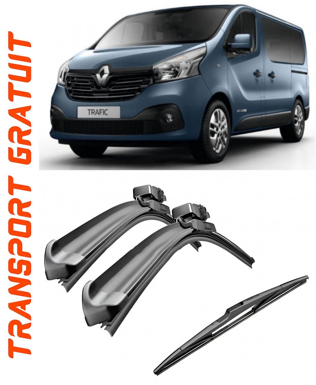 Stergatoare auto dedicat cu masina Renault Trafic