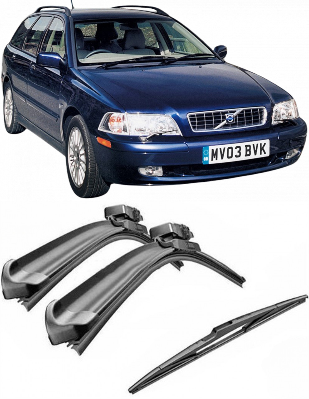 Stergatoare auto dedicat cu masina Volvo V40