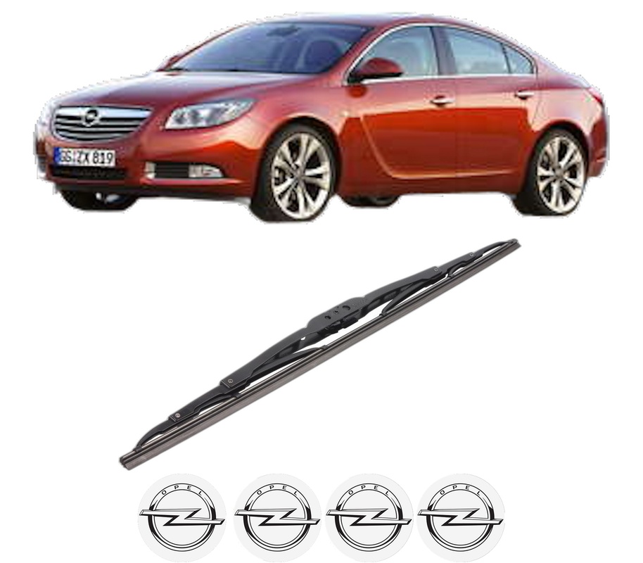 Stergator lamela spate OPEL INSIGNIA A Saloon (G09) din 2008 - 2017, pentru luneta auto, Bosch Twin, din cauciuc siliconat rezistent, 4 Stickere Auto OPEL