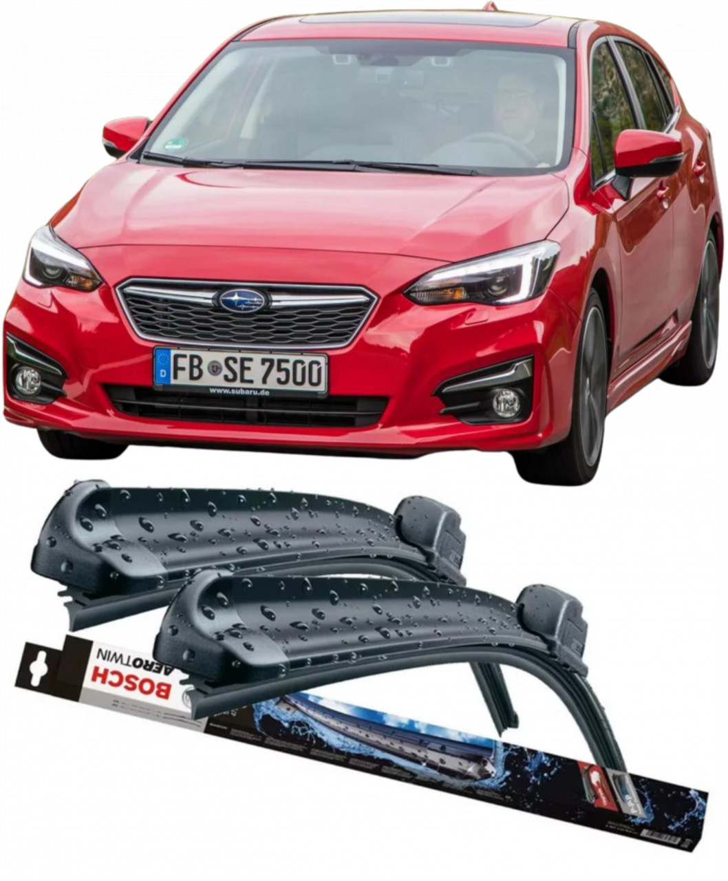 Stergatoare auto dedicat cu masina Subaru Impreza