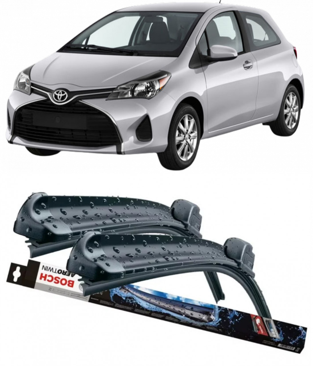 Stergatoare auto dedicat cu masina Toyota Yaris