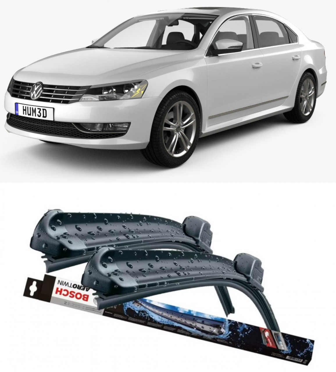 Stergatoare auto dedicat cu masina VOLKSWAGEN Passat