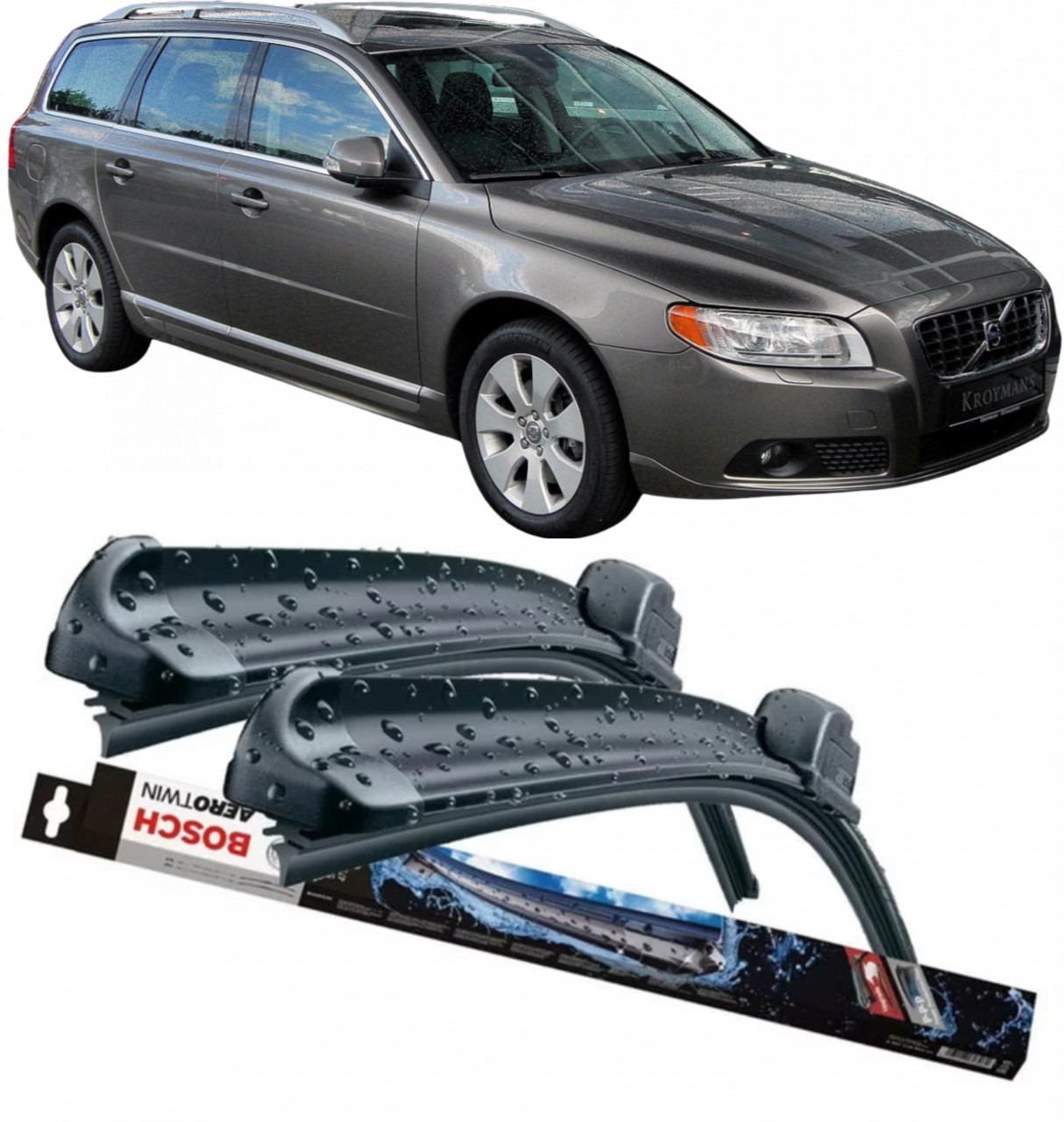 Stergatoare auto dedicat cu masina Volvo V70