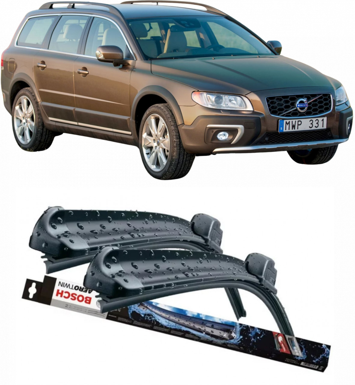 Stergatoare auto dedicat cu masina Volvo Xc70
