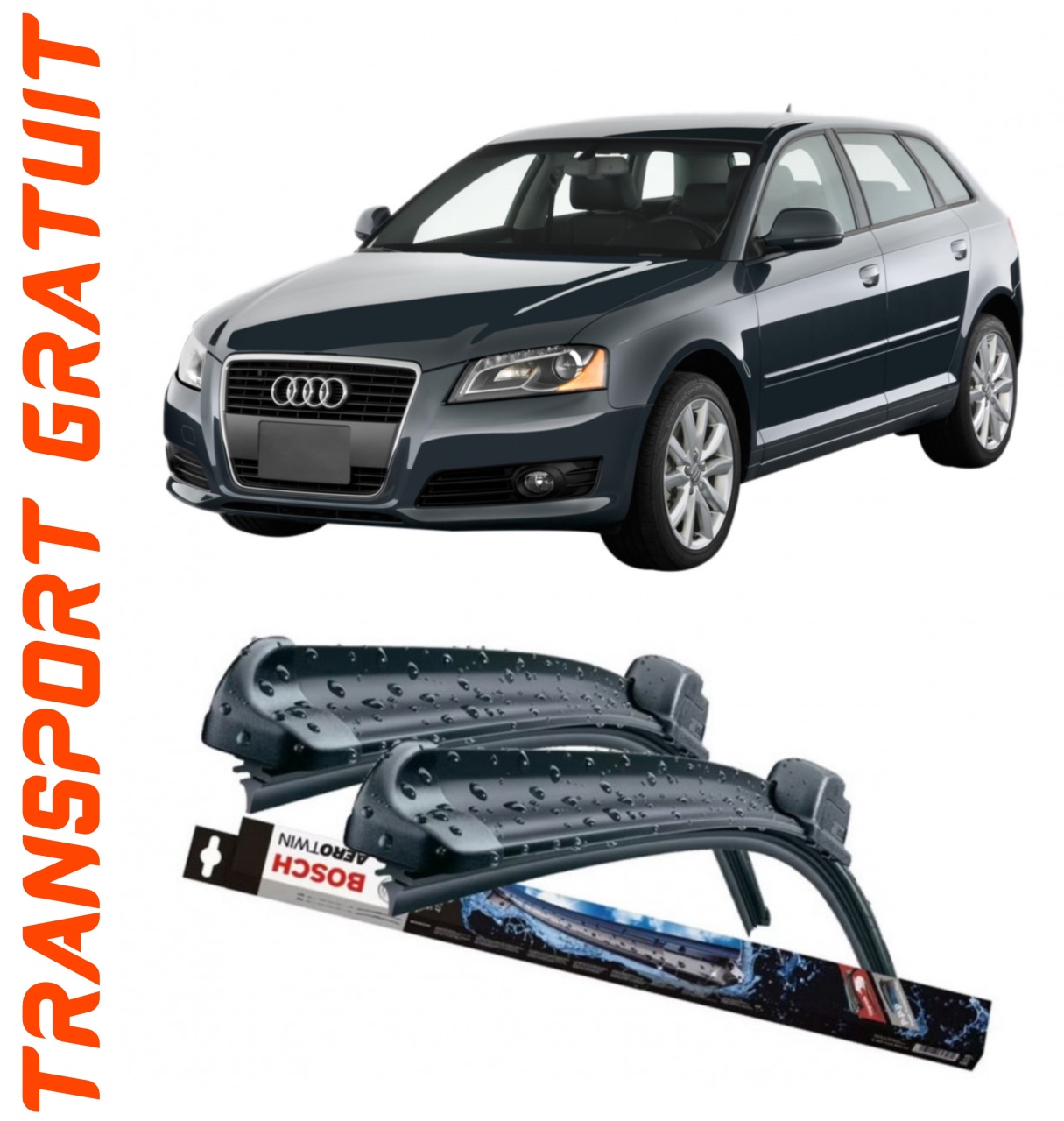 Stergatoare auto dedicat cu masina AUDI A3