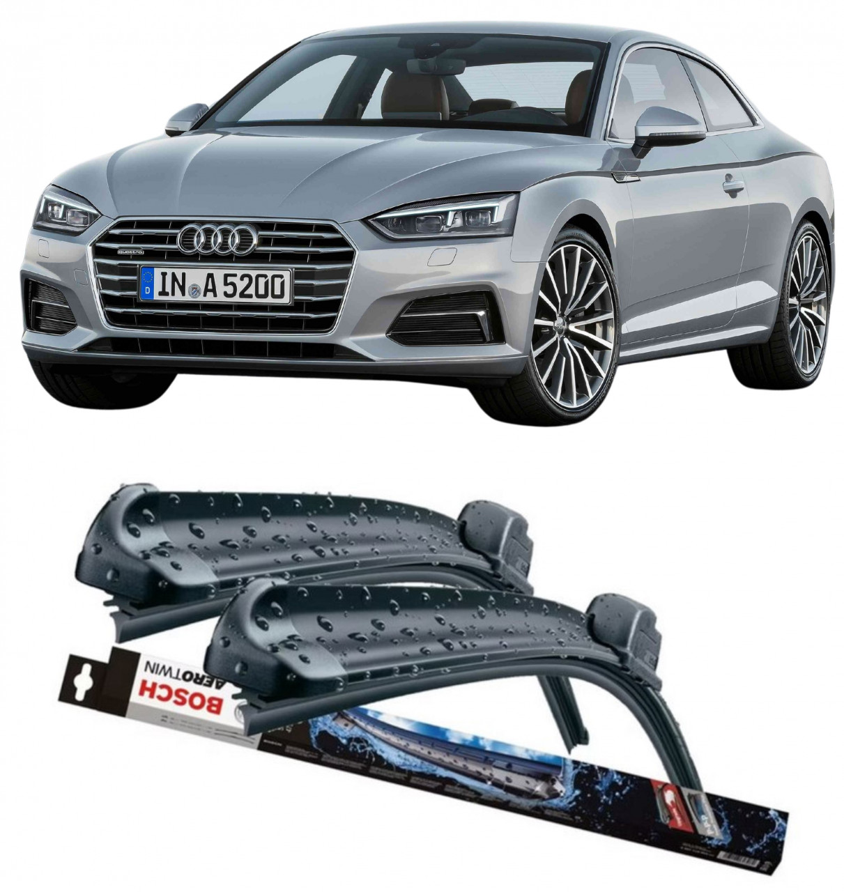 Stergatoare auto dedicat cu masina AUDI A5