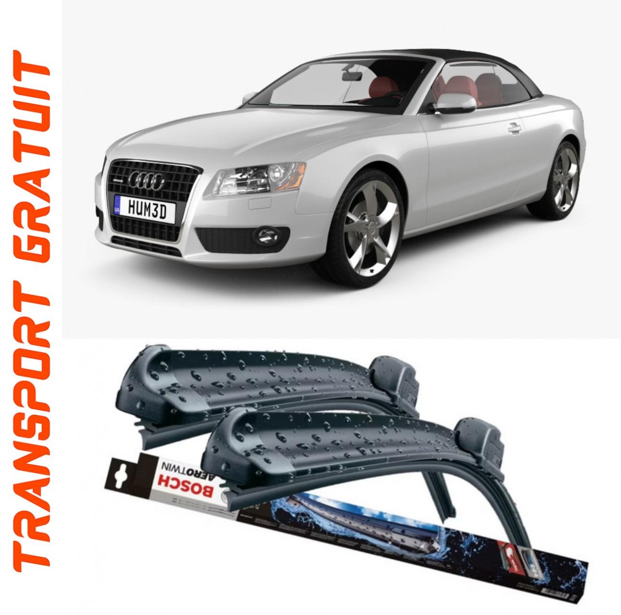 Stergatoare auto dedicat cu masina AUDI A5