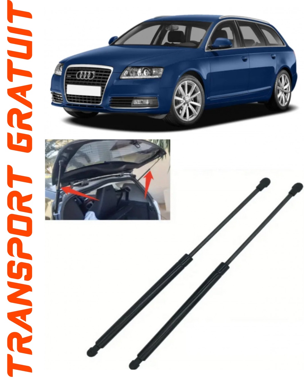 Set 2 amortizoare Haion portbagaj pentru masina AUDI A6 C6 Avant