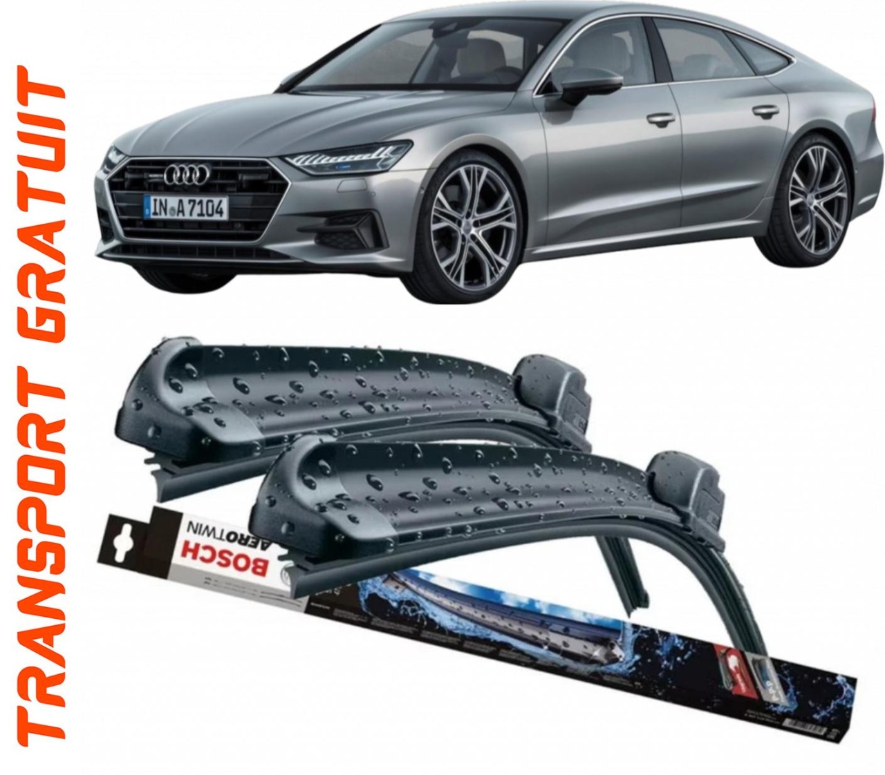 Stergatoare auto dedicat cu masina AUDI A7