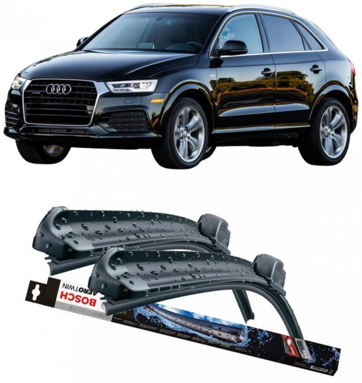 Stergatoare auto dedicat cu masina AUDI Q3