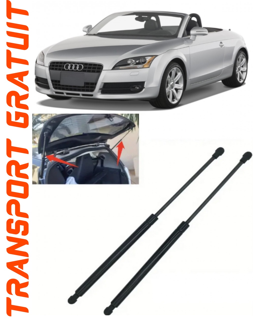 Set 2 amortizoare Haion portbagaj pentru masina AUDI TT