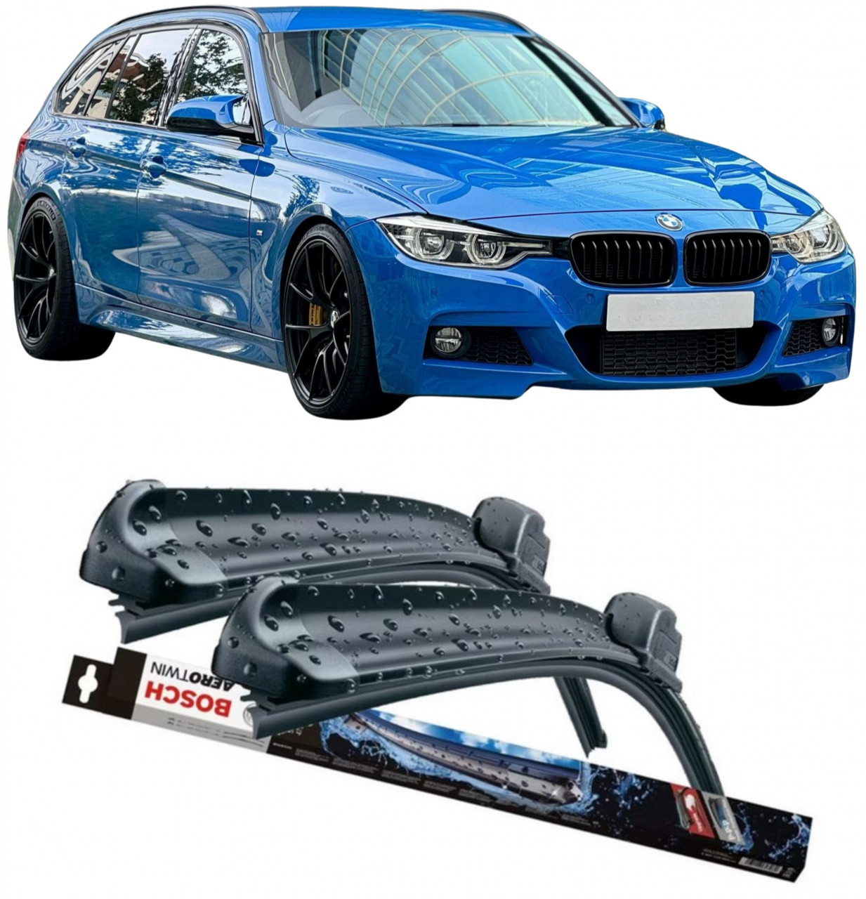 Stergatoare auto dedicat cu masina BMW 3
