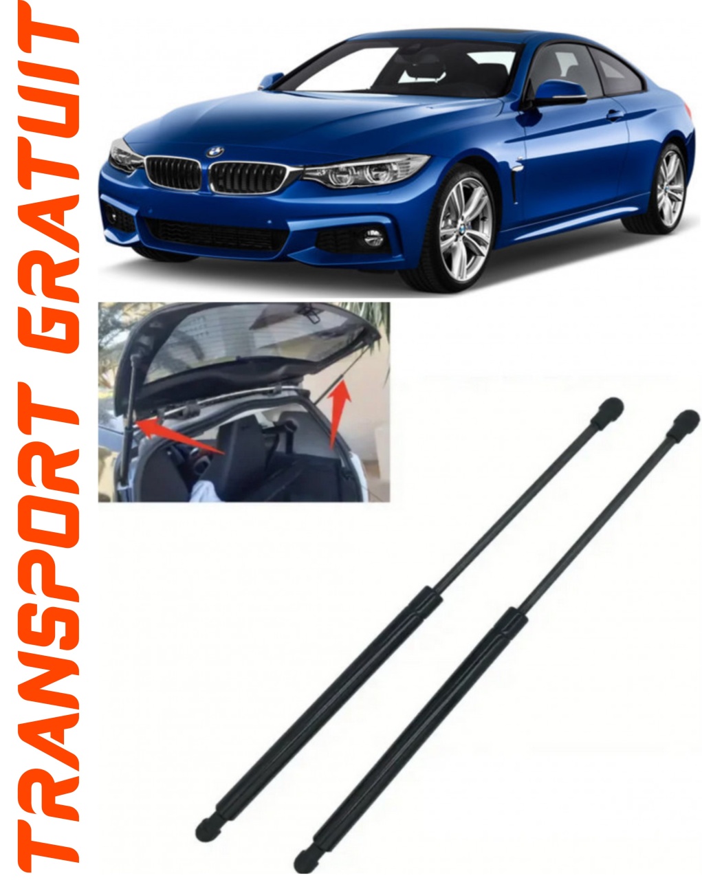 Set 2 amortizoare Haion portbagaj pentru masina BMW 4 Coupe