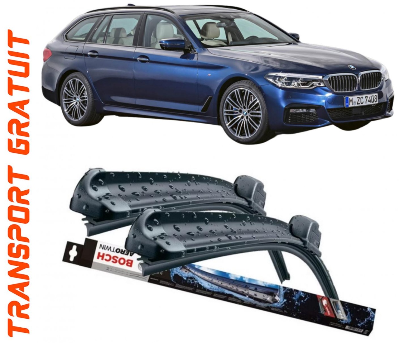 Stergatoare auto dedicat cu masina BMW 