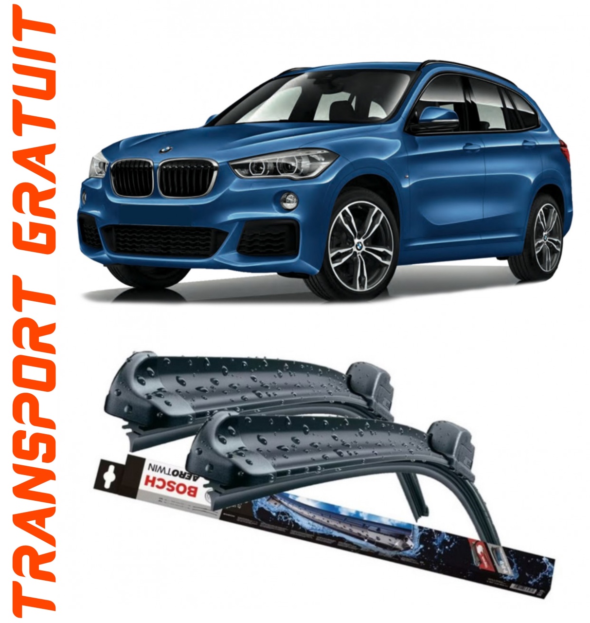Stergatoare auto dedicat cu masina BMW X1