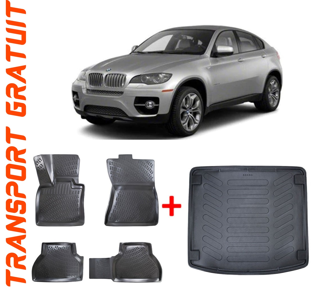 Set covorase auto pentru masina ta BMW X6