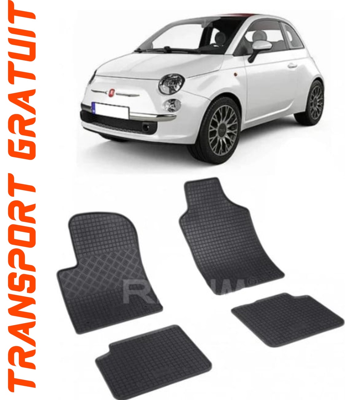 Covorase auto pentru masina ta Fiat 500