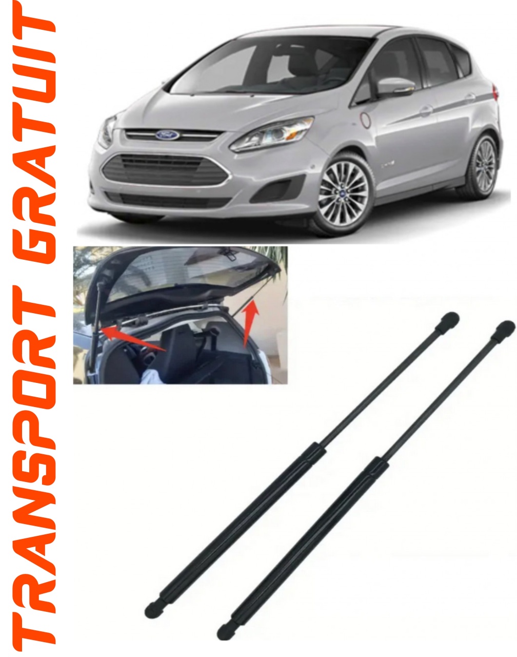 Set 2 amortizoare Haion portbagaj pentru masina Ford C-MAX II