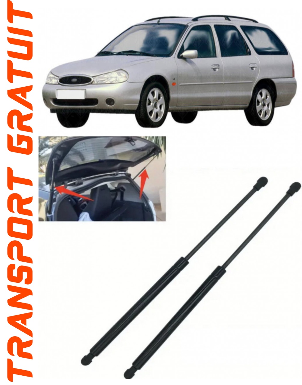 Set 2 amortizoare Haion portbagaj pentru masina Ford Mondeo II