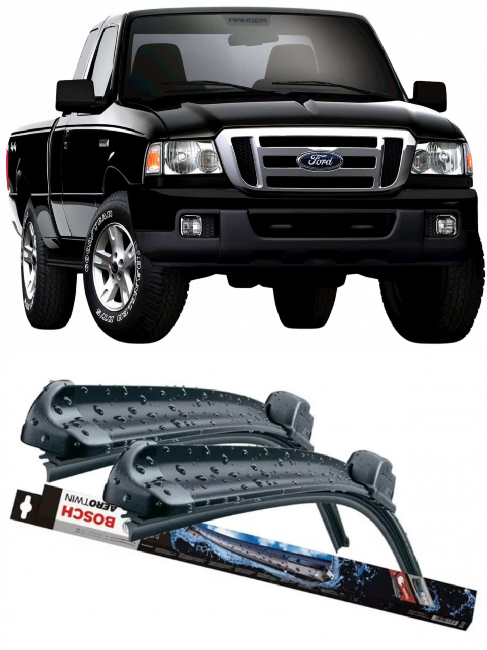 Stergatoare auto dedicat cu masina Ford Ranger