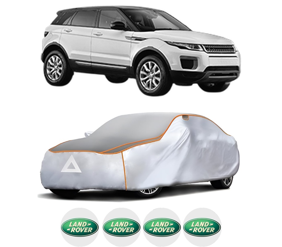 Husa Prelata Antigrindina Auto LAND ROVER RANGE ROVER EVOQUE (L551) din 2018-2020, Protectie auto contra intemperiilor la grindina, Waterproof, 4x Stickere auto LAND ROVER