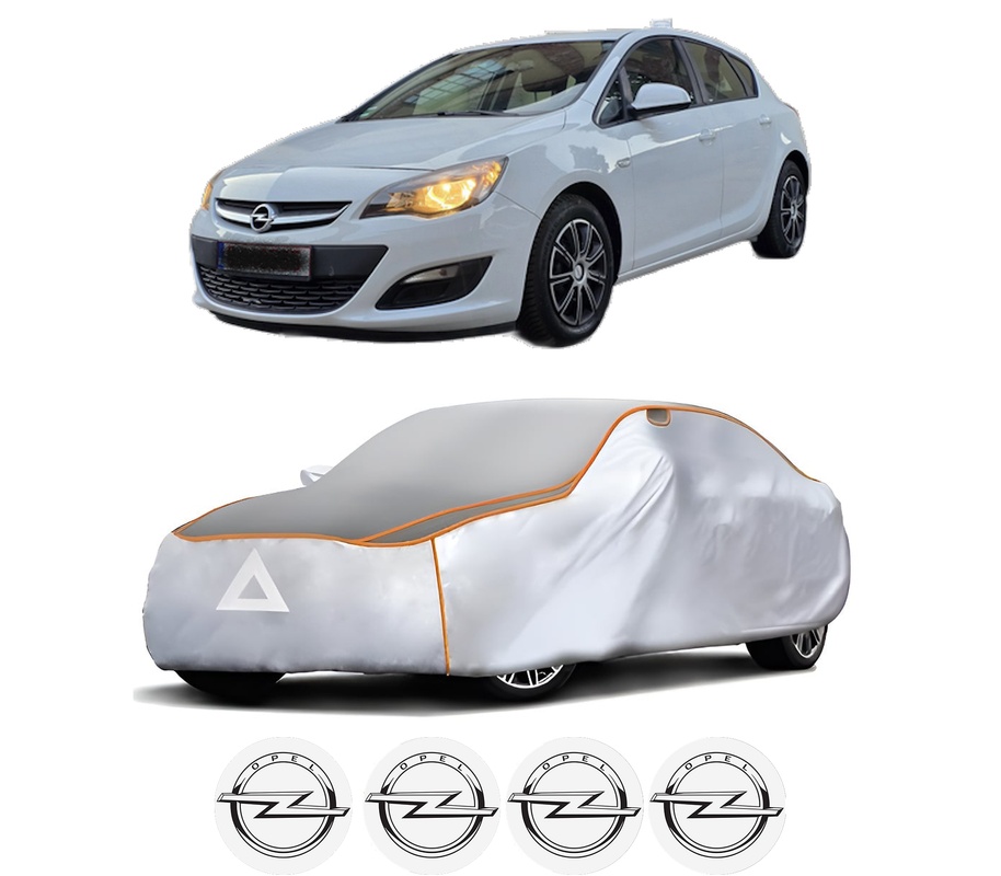 Husa Prelata Antigrindina Auto OPEL ASTRA J Hatchback Van (P10) din 2013-2015, Protectie auto contra intemperiilor la grindina, Waterproof, 4x Stickere auto OPEL