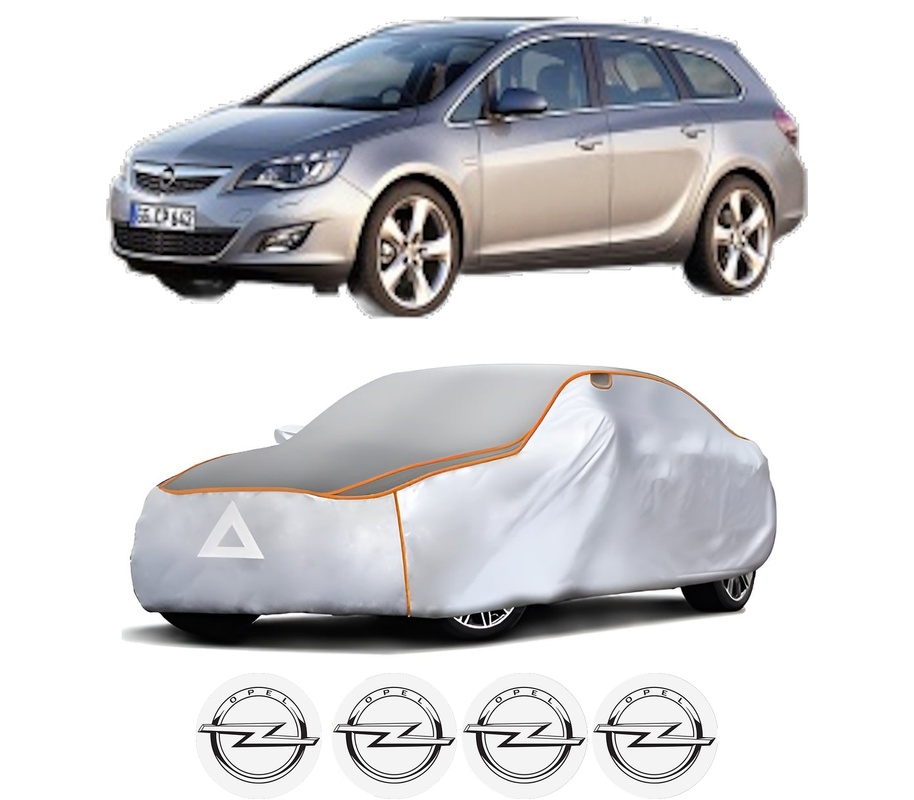 Husa Prelata Antigrindina Auto OPEL ASTRA J Sports Tourer (P10) din 2010-2015, Protectie auto contra intemperiilor la grindina, Waterproof, 4x Stickere auto OPEL