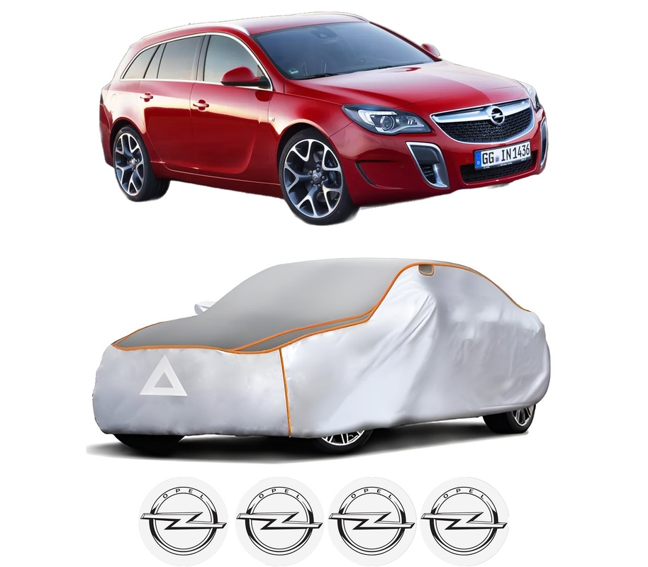 Husa Prelata Antigrindina Auto OPEL INSIGNIA A Country Tourer (G09) din 2008-2017, Protectie auto contra intemperiilor la grindina, Waterproof, 4x Stickere auto OPEL