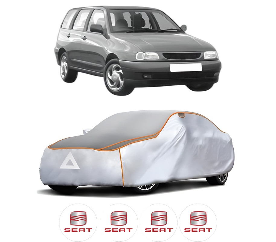 Husa Prelata Antigrindina Auto SEAT CORDOBA Vario (6K5) din 1996-2002, Protectie auto contra intemperiilor la grindina, Waterproof, 4x Stickere auto SEAT