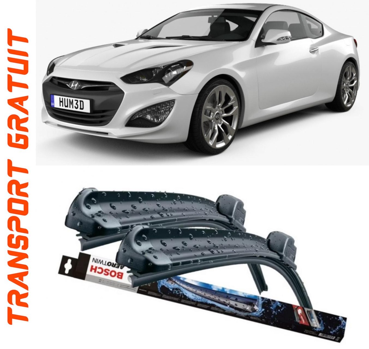 Stergatoare auto dedicat cu masina Hyundai Genesis