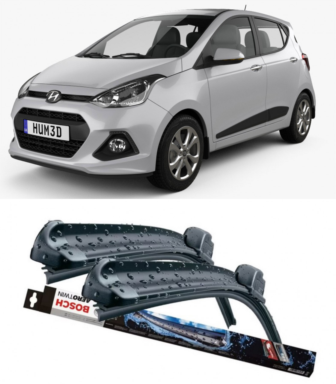 Stergatoare auto dedicat cu masina Hyundai I10