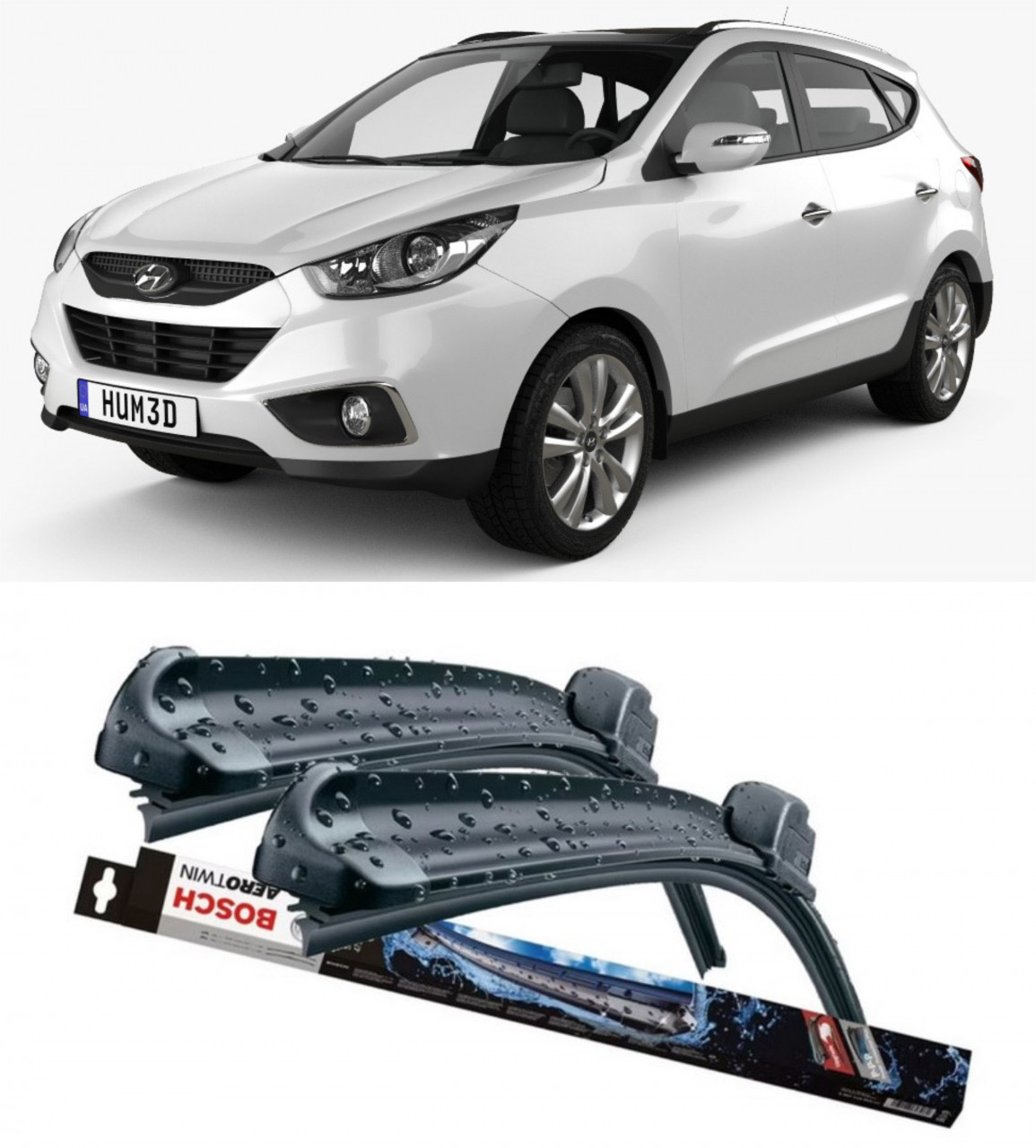 Stergatoare auto dedicat cu masina Hyundai Ix35