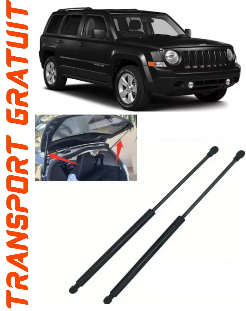 Set 2 amortizoare Haion portbagaj pentru masina JEEP Patriot