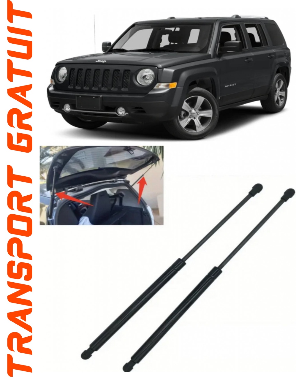Set 2 amortizoare Haion portbagaj pentru masina JEEP Patriot
