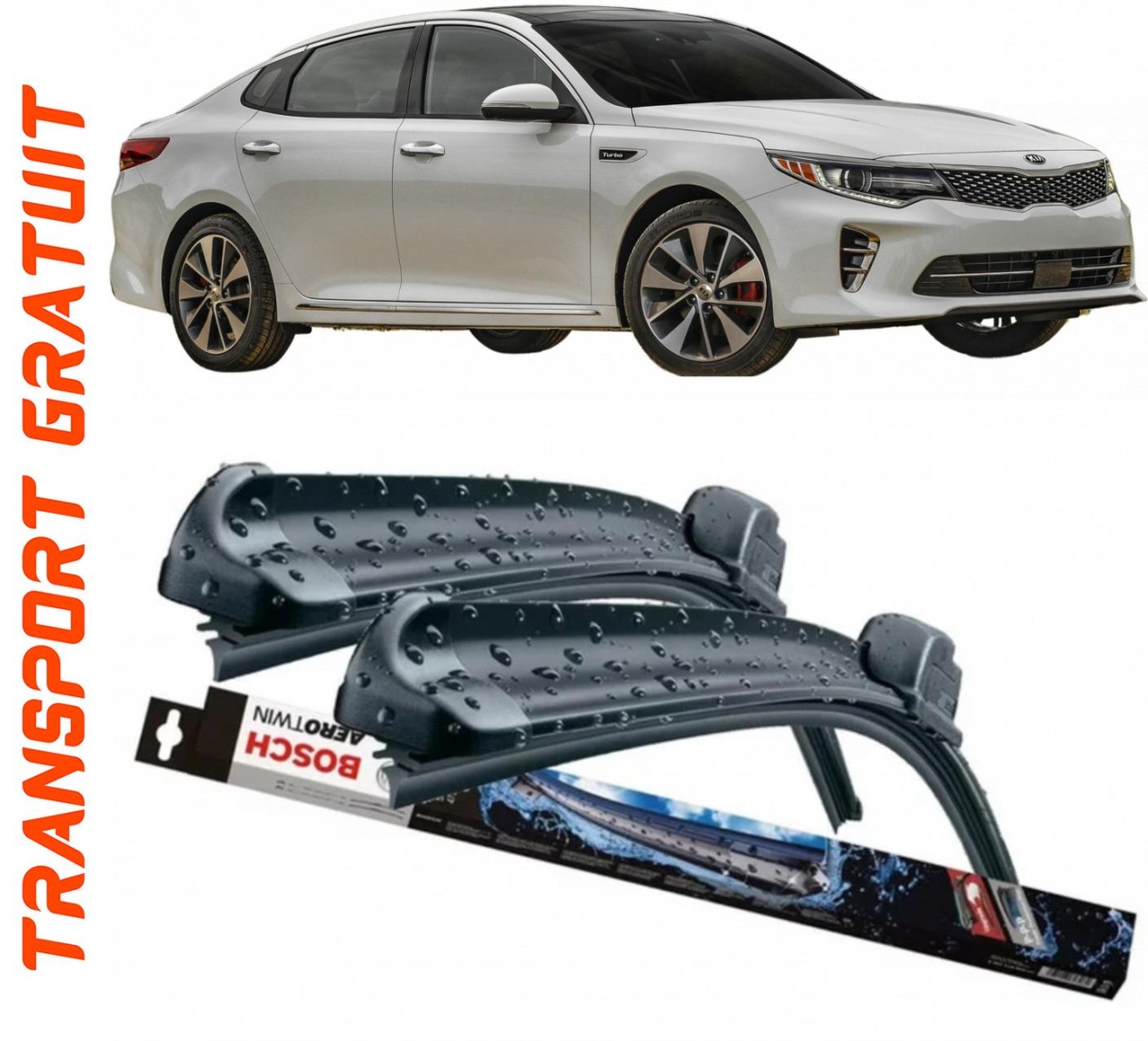 Stergatoare auto dedicat cu masina Kia Optima