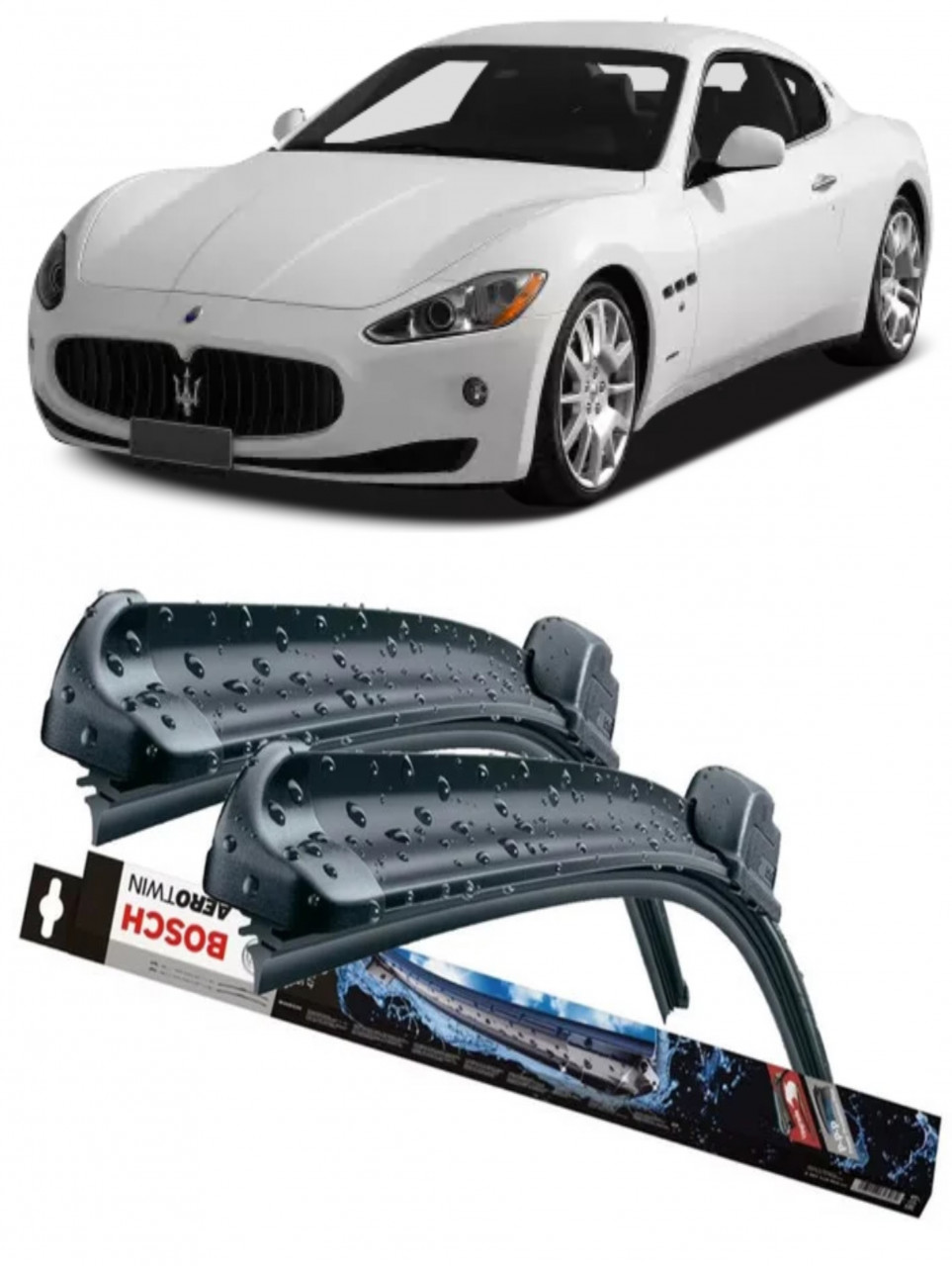 Stergatoare auto dedicat cu masina Maserati