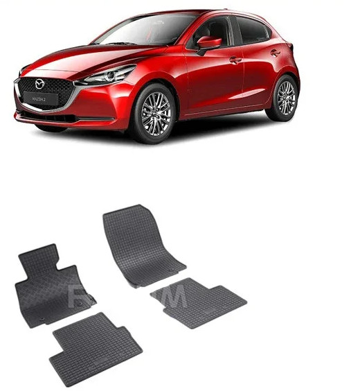 Set 4 covorase Mazda Cx-3 2015-2021, din cauciuc 100%, compatibile cu autoturismul MAZDA CX-3