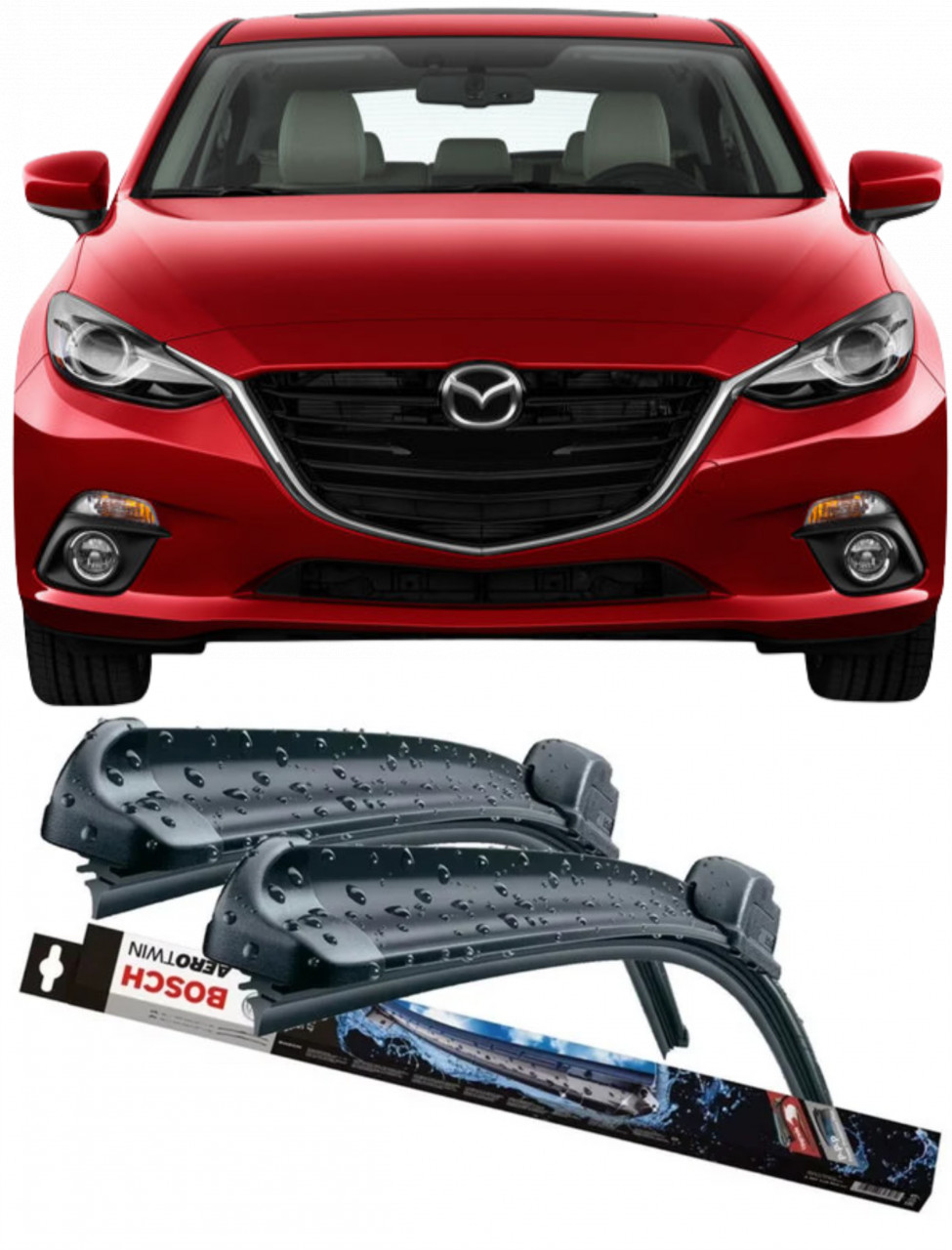 Stergatoare auto dedicat cu masina Mazda 