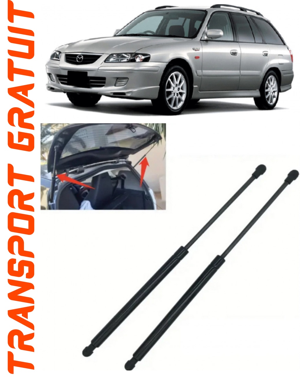 Set 2 amortizoare Haion portbagaj pentru masina Mazda 626 V