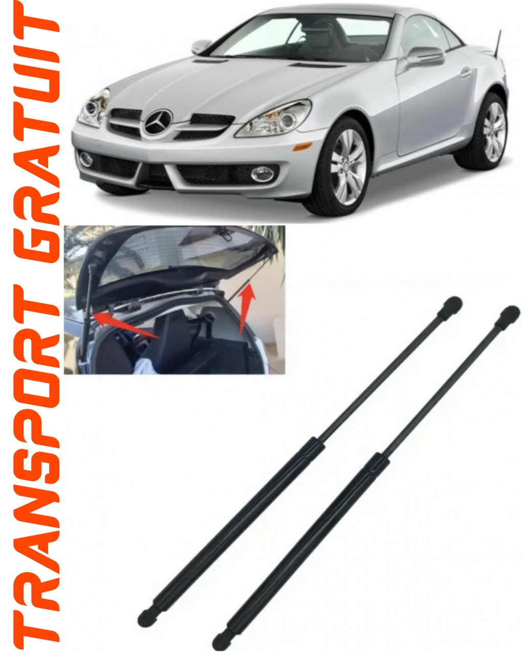 Set 2 amortizoare Haion portbagaj pentru masina Mercedes-benz Slk