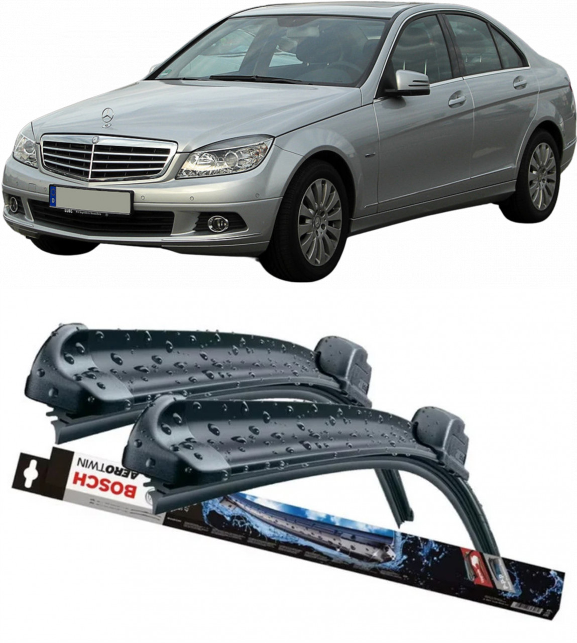 Stergatoare auto dedicat cu masina Mercedes C-Class