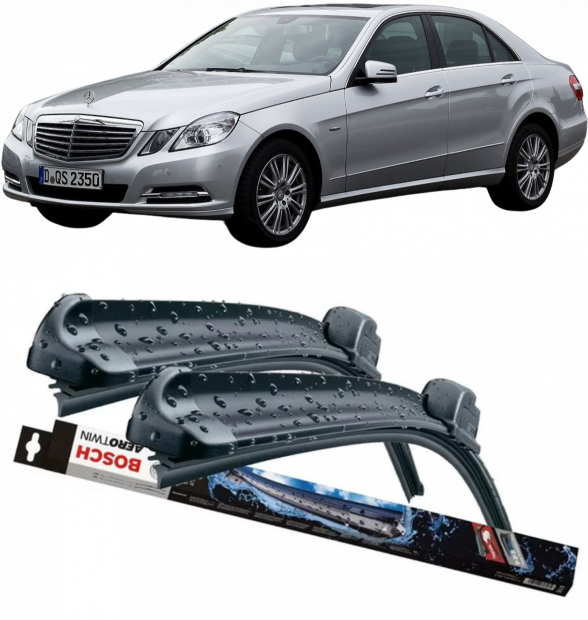 Stergatoare auto dedicat cu masina Mercedes E-Class